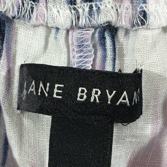 Lane Bryant Linen & Cotton On or Off Shoulder Peplum Tie‎ Dye Boho Blouse - Picture 5 of 8